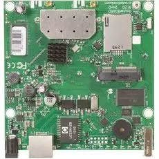 Материнская плата Mikrotik RB912UAG-2HPnD L4,64MB DDR2,Atheros AR9342 600MHz,802.11b/g/n,(1) Gigabit port with Auto-MDI/X,PoE: 8-30V DC