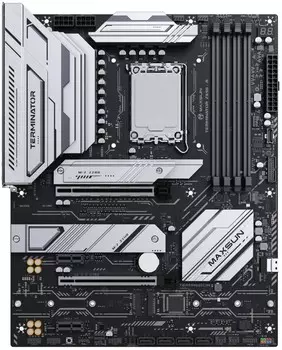 Материнская плата ATX MAXSUN MS-Terminator Z890-A (LGA1851, Z890, 4*DDR5, 4*SATA, 4*M.2, USB 3.2, USB 2.0, USB Type-C, 4*PCIe, HDMI, DP)