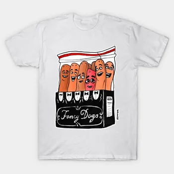Футболка женская Sausage Party Fancy Dogs Pack Harajuku Print Kawaii футболка летняя женская футболка с коротким рукавом топ футболка S розовый