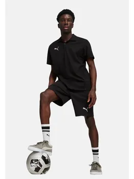 Тканевые шорты Puma Shorts 'teamFINAL', черный