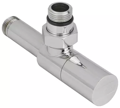 Вентиль Вентиль угловой (цилиндр) G 1/2" НР х G 1/2" НР (Графит)