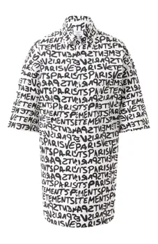 Хлопковая рубашка VETEMENTS