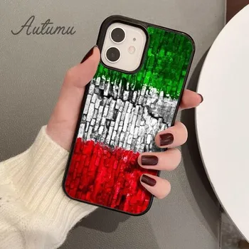 Чехол для телефона с итальянским национальным флагом для iPhone 11 12 13 14 Pro Max mini X XR XS SE 2020 5 6S 7 8 Plus Samsung Galaxy S21 S22 iPhone 6plus