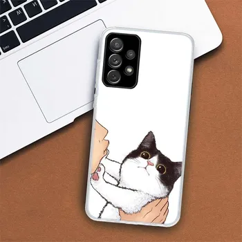 Чехол для телефона Kiss My Lovely Cat Kitten для Samsung Galaxy A53 A52 A73 A72 A12 5G A13 A22 A23 A32 A33 A02S A03S A42 A43 A50S Coque Samsung A52