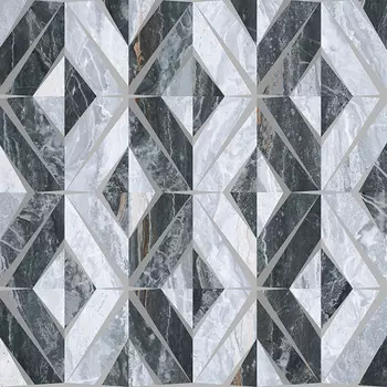 Vitra Bergamo K946630LPR Геометрический Холодная гамма декор, 60x60, Микс