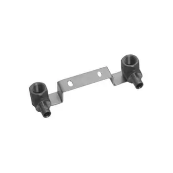 Водорозетка для PE-X латунь Smart Aqua Q&amp;E Дн 16х1/2" ВР с монтажной планкой Uponor 1023037