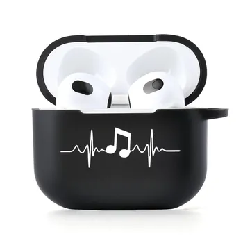 Чехол для наушников AirPods Pro с Bluetooth для Apple Air Pods 1 2 3 Airpods 1/2/3 Air Pods, черный защитный чехол для беспроводных наушников, мягкий силиконовый ТПУ Airpods