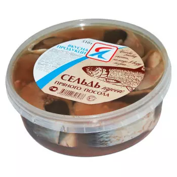 Сельдь п/п кусок 510г вкусная продукция