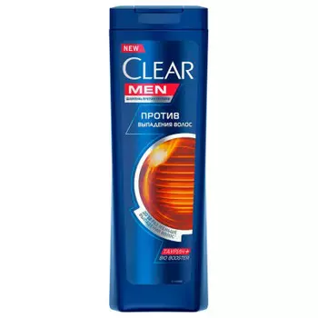 Шампунь Clear men 400мл против выпадения волос