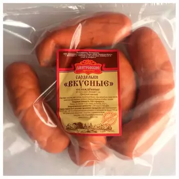 Сардельки вкусные дмитровские продукты