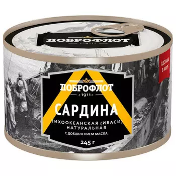 Сардина Доброфлот № 6 245г ндм ж/б ключ