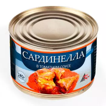 Сардинелла креон 240 г в т/с ж/б