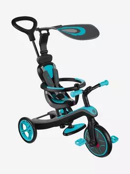 Трехколесный велосипед-беговел Globber TRIKE EXPLORER (4в1), Голубой