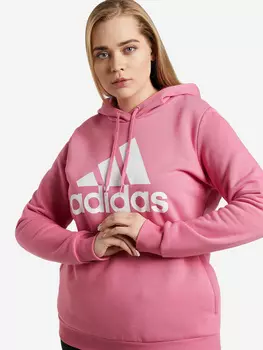 Толстовка женская adidas Essentials Logo, Plus Size, Розовый, размер 54-56