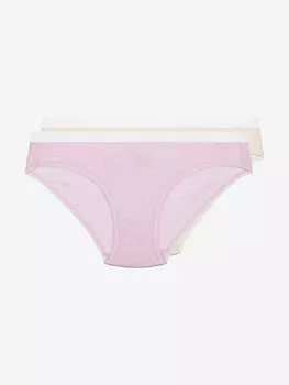 Трусы женские Columbia Cotton Stretch with Elastic, 2 штуки, Розовый
