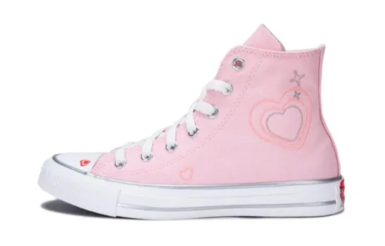 Детские парусиновые туфли Converse GS, Pink