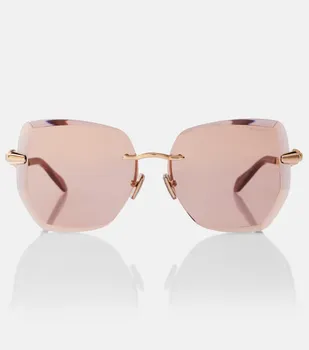 Солнцезащитные очки Serpenti Viper oversize Bvlgari