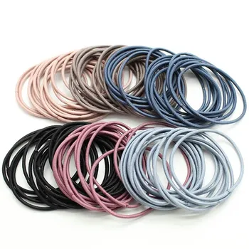 Эластичные резинки для волос 10pcs чёрный