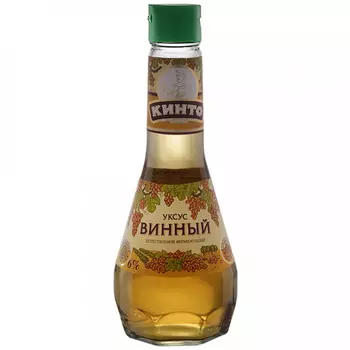 Уксус Кинто Винный из белого вина 6%, 250 мл