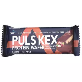 Вафли белковые Puls Nutrition Шоколад и фундук 40 г