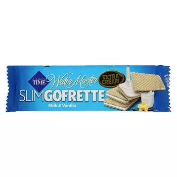 Вафли Cizmeci Time Slim Gofrette Молоко/Ваниль 32 г