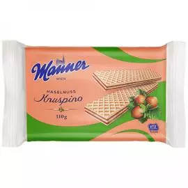 Вафли Manner с ореховым кремом Кнупсино 110 г