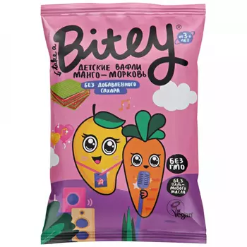 Вафли Take a Bitey Манго-Морковь, 35 г