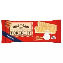 Вафли Toreroff сливочные, 160 г