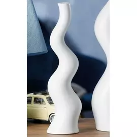 Ваза Ad trend ceramic 9.5х8.5х35.5см белая