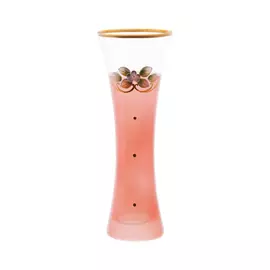 Ваза Bohemia Crystal Смальта красная 19,5 см