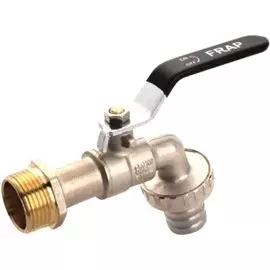 Кран водоразборный, 1/2", со штуцером, Frap