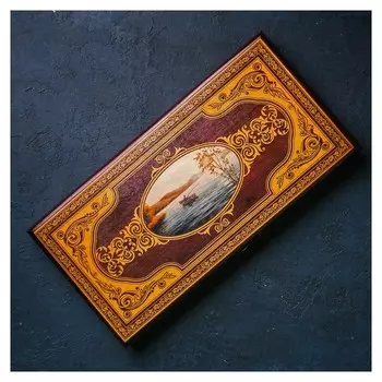 Нарды средние «Рыбалка. пейзаж» 50 × 50 см