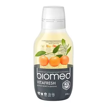BIOMED Комплексный натуральный ополаскиватель для полости рта "Цитрус Фреш"