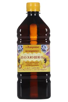 Масло Полюшко подсолнечное/льняное/зародышей пшеницы, 500 мл