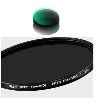 Светофильтр K&F Concept Nano X ND1000 58мм KF01.975