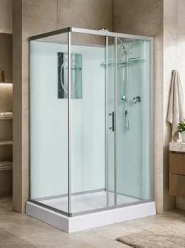 Душевая кабина WeltWasser WW500 Laine 1211 120x90 10000003274 профиль хром, стекло прозрачное