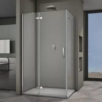 Душевой угол Veconi Rovigo RV-064, 1200x1000x1950 хром, стекло прозрачное