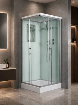 Душевая кабина Weltwasser WW500 Laine 802 80х80 10000003261 профиль хром, стекло прозрачное