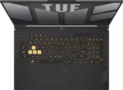 Ноутбук ASUS TUF Gaming F17 FX707VJ-HX006 90NR0MY5-M00060 5 210H/16GB/512GB SSD/GeForce RTX 3050 6GB/17.3" IPS FHD/WiFi/BT/Cam/noOS/grey