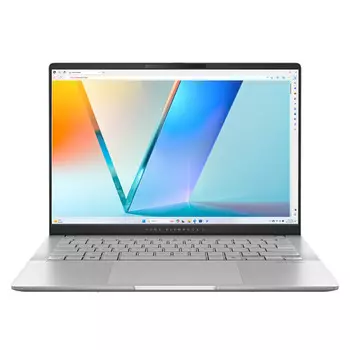 Ноутбук ASUS Vivobook S 14 M5406WA-QD127 90NB14P1-M007L0 Ryzen AI 9 365/24GB/1TB SSD/Radeon Graphics/14" OLED WUXGA/cam/BT/WiFi/noOS/Cool Silver