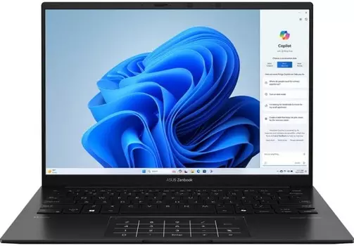 Ноутбук ASUS Zenbook 14 UM3406KA-QD180 90NB14U1-M00AK0 Ryzen AI 5 340/16GB/1TB SSD/Radeon graphics/14" WUXGA OLED/noOS/jade black