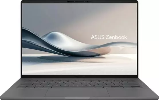 Ноутбук ASUS Zenbook A14 UX3407QA-QD267W 90NB1502-M00DN0 Snapdragon X X1 26 100/16GB/512GB SSD/Qualcomm Adreno/14" WUXGA/Win11Home/iceland grey