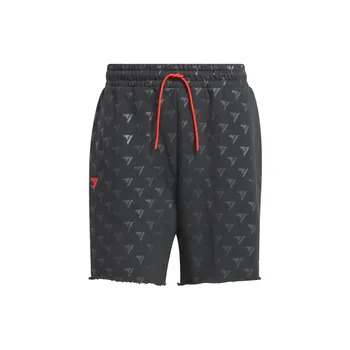 Adidas Мужские шорты Trae Allover Print Shorts Carbon-Black HY2769 XXL