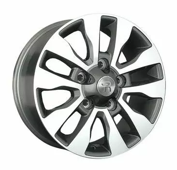 Диск колесный Replay TY77 8xR18 5x150 ET56 ЦО110.1 серый глянцевый с полированной лицевой частью 081767-180666009