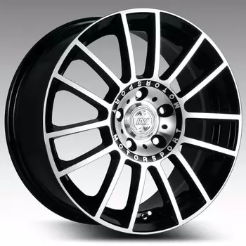 Диск колесный RW H-408 7xR16 4x114.3 ЕТ40 ЦО67.1 черный глянцевый 86069242779