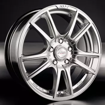 Диск колесный RW H-411 6.5xR15 5x114.3 ЕТ40 ЦО73.1 серебристый с красным ободом 85792719435