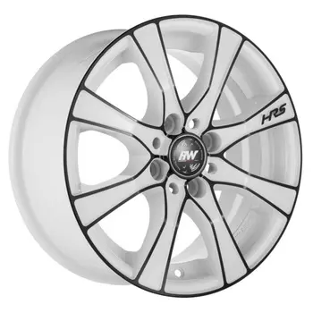 Диск колесный RW H-476 6xR14 4x100 ЕТ38 ЦО67.1 белый частично полированный с черным 86171230264