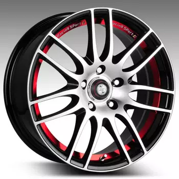 Диск колесный RW H-478 7xR16 5x112 ЕТ40 ЦО66.6 черный с красной полосой 86069272449