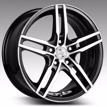 Диск колесный RW H-534 6.5xR15 5x112 ЕТ40 ЦО57.1 черный глянцевый 85938495605