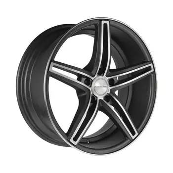 Диск колесный RW H-583 8.5xR19 5x120 ЕТ25 ЦО72.6 темное серебро с матовой проточкой 86600734317